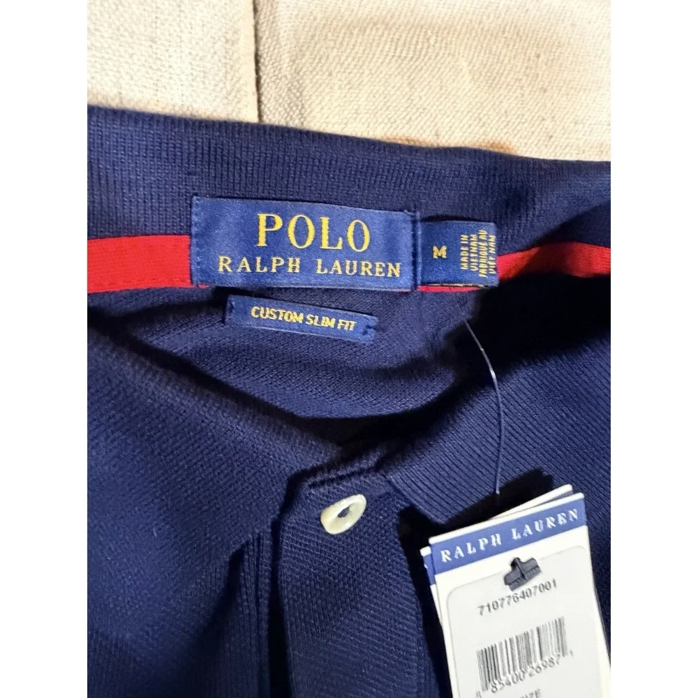 New With Tags Polo Ralph Lauren Big Pony‎ Navy Long Sleeve Shirt Medium
